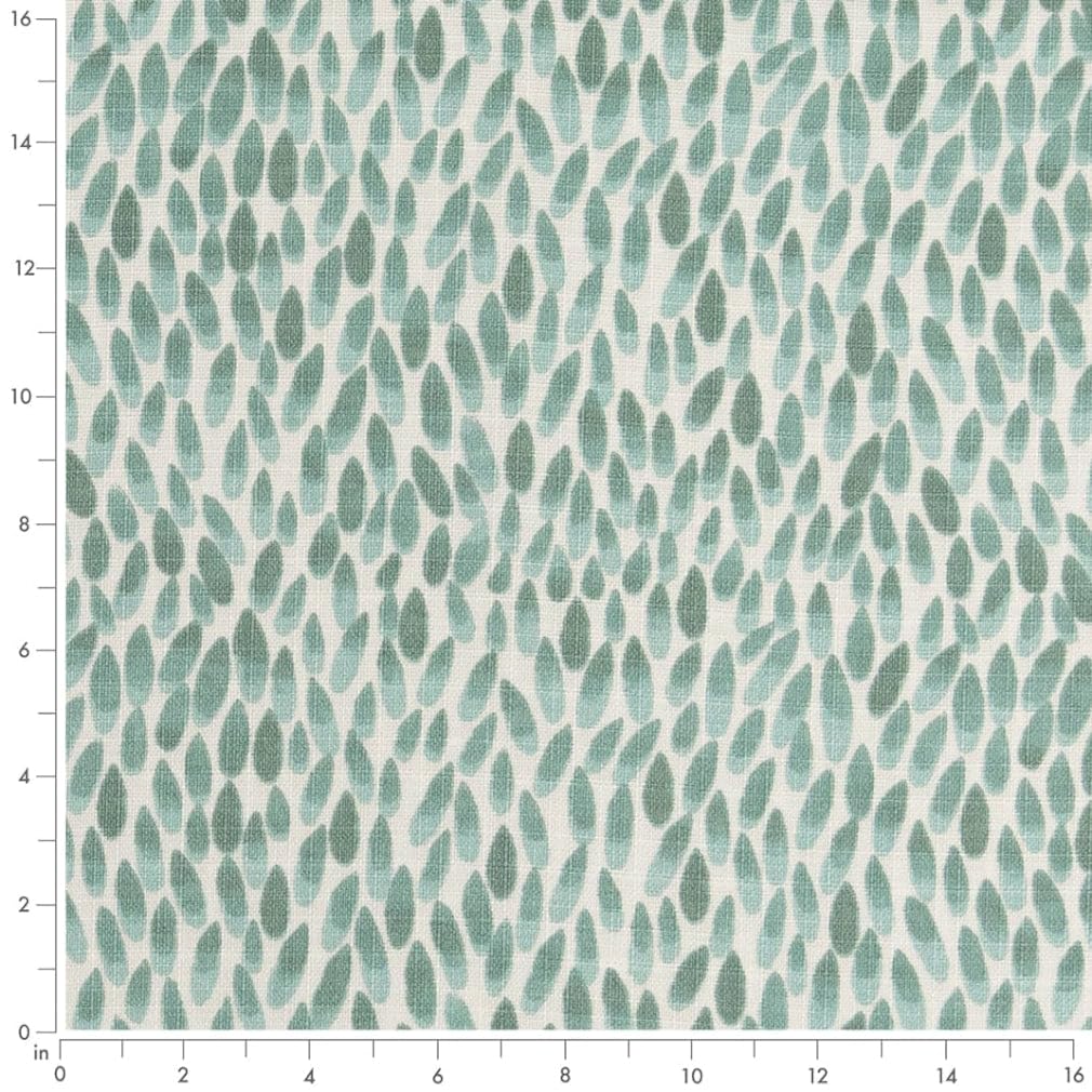 Aqua Stain Resistant Performance Pet Friendly Abstract Print Upholstery Fabric by The Yard - SKU: Lucille Capri