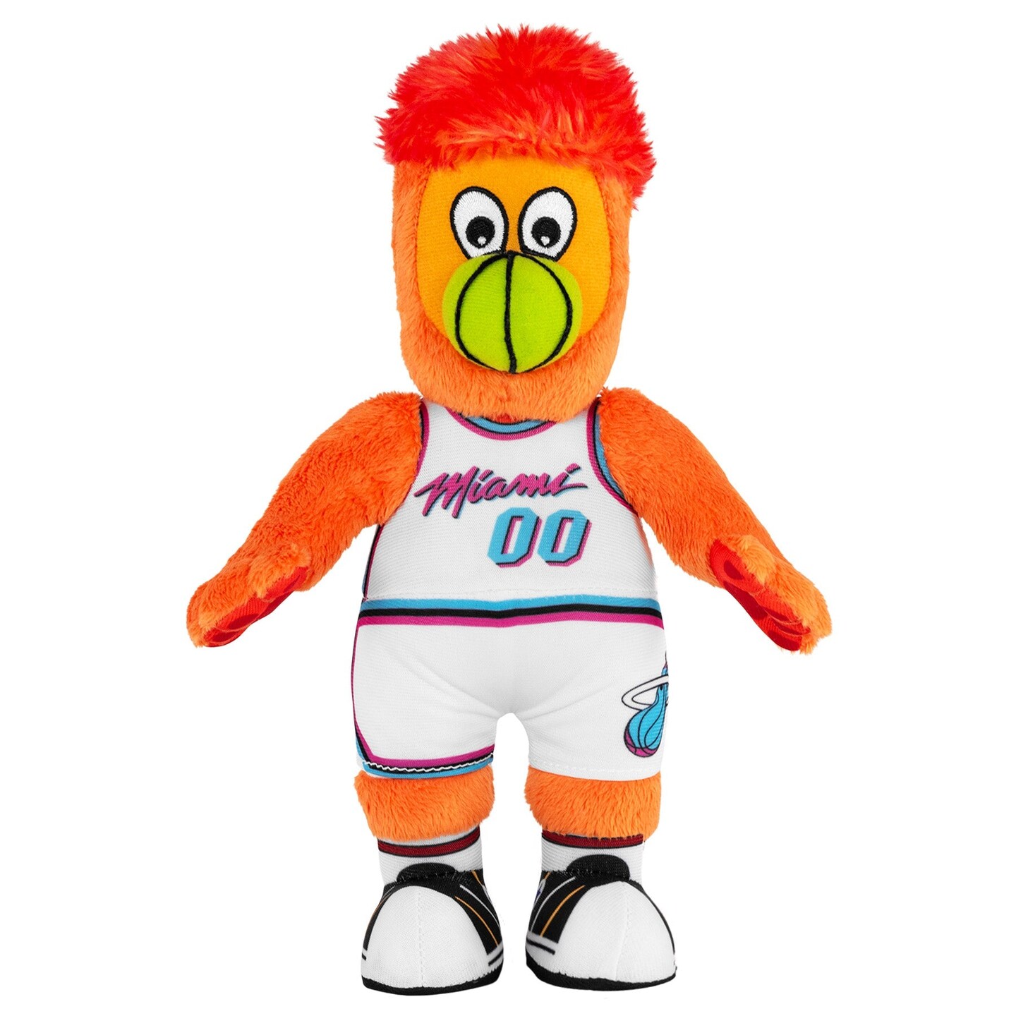 Bleacher Creatures Miami Heat Burnie 10" Plush Figure (Vice Edition Uniform)