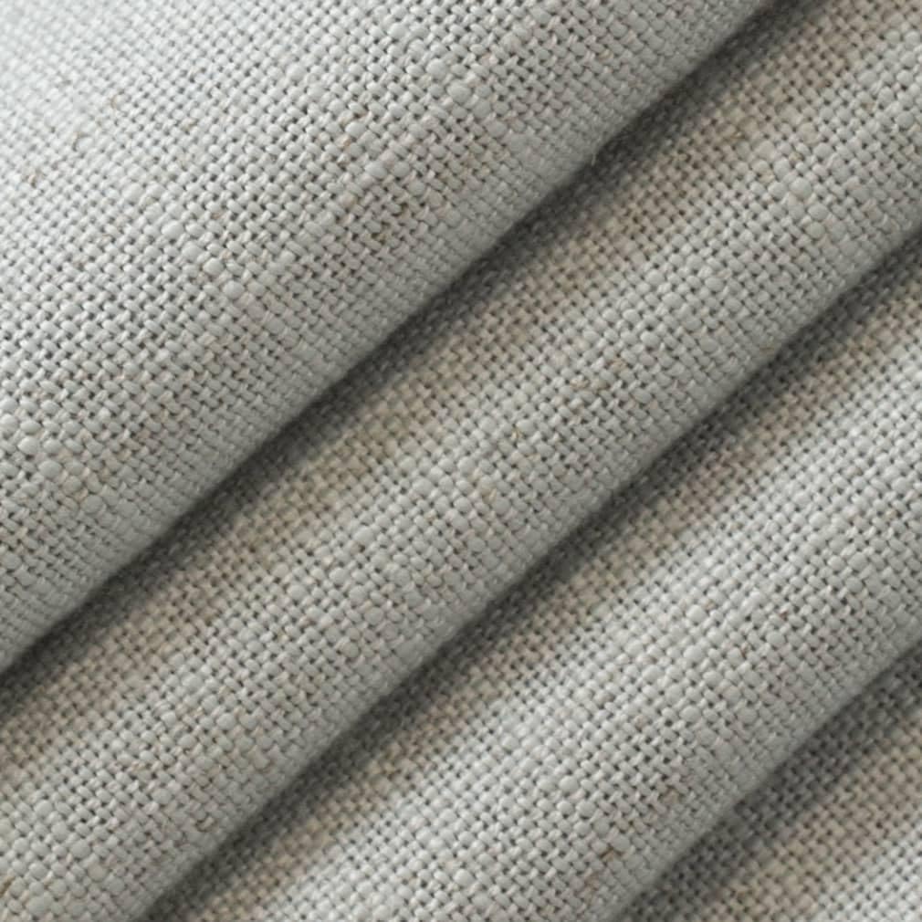 Aqua OEKA-TEX Standard 100 Certified Plain Linen Blend Upholstery Fabric by The Yard - SKU: Ross Mist