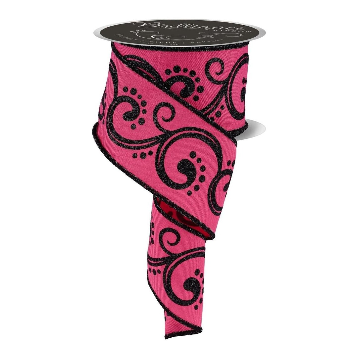 Pink Swirl Ribbons 2.5