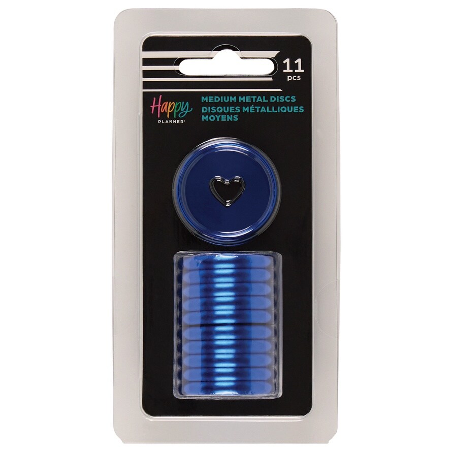 Happy Planner Expander Metal Discs-Santorini Blue