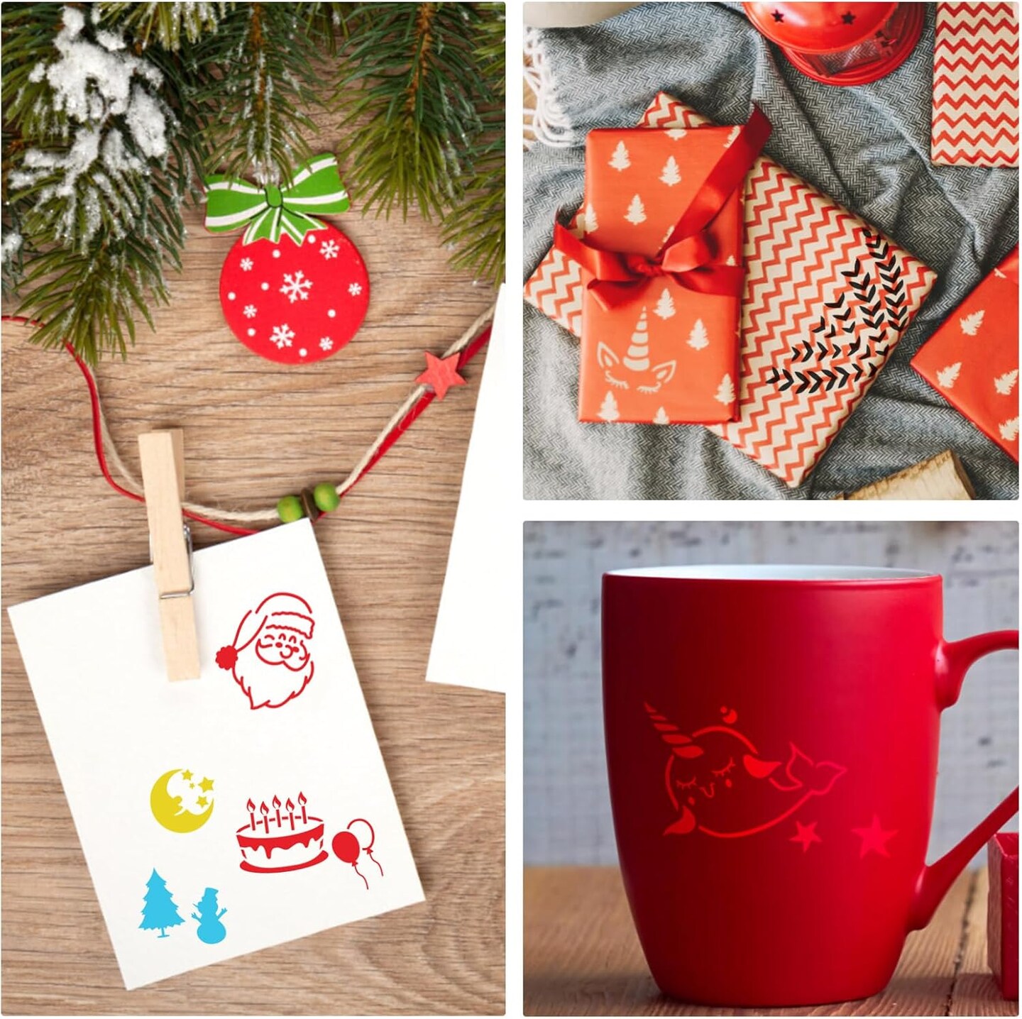 16 PCS Face &#x26; Body Painting Stencils(CUSTOM)