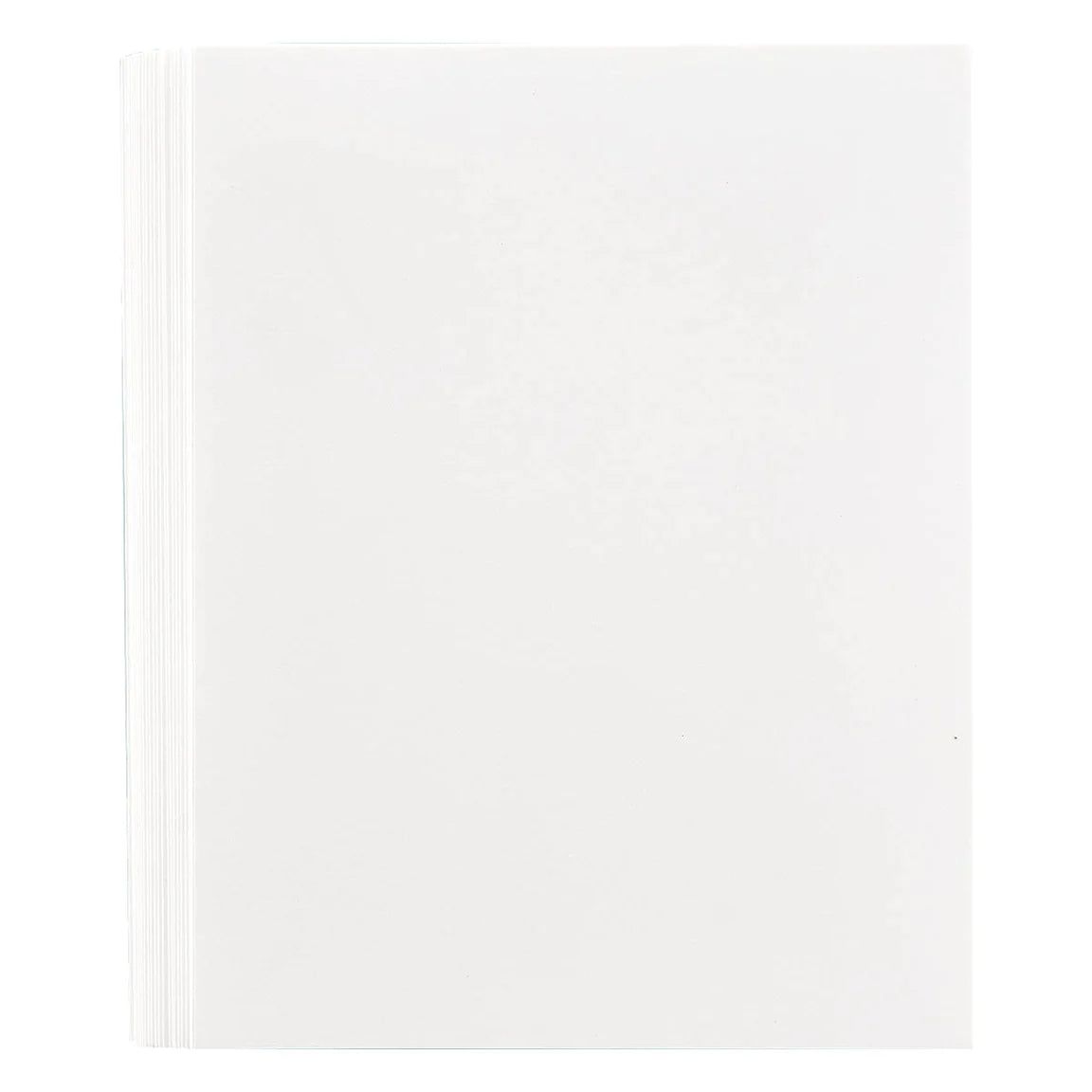 Spellbinders Better Press Letter Press System Cotton Cardstock 8.5"X11" - Porcelain - 25 Sheets