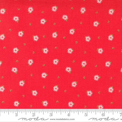 Fabric Moda Geranium Petals Sincerely Yours by the Quarter Yard 37614-12