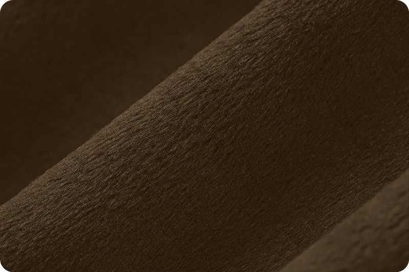 Fabric Shannon Brown 90" Extra Wide Solid Cuddle 3 by the Quarter Yard C390-BROWN