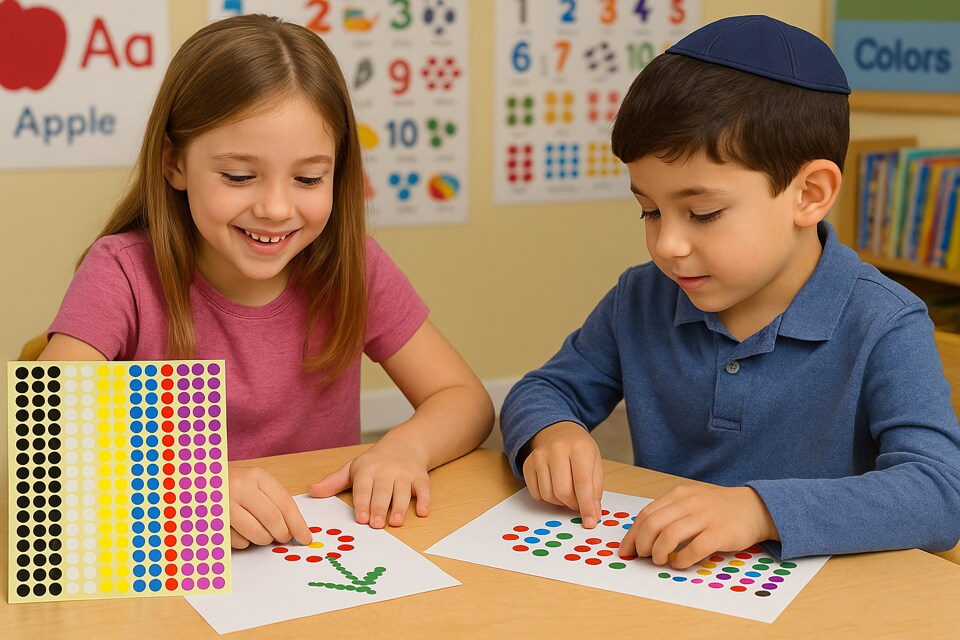 2000 Pieces Small Dot Stickers aRound Color Coding Labels Circle Dot Stickers, 10 Colors Tiny Round Labels for Office, Classroom