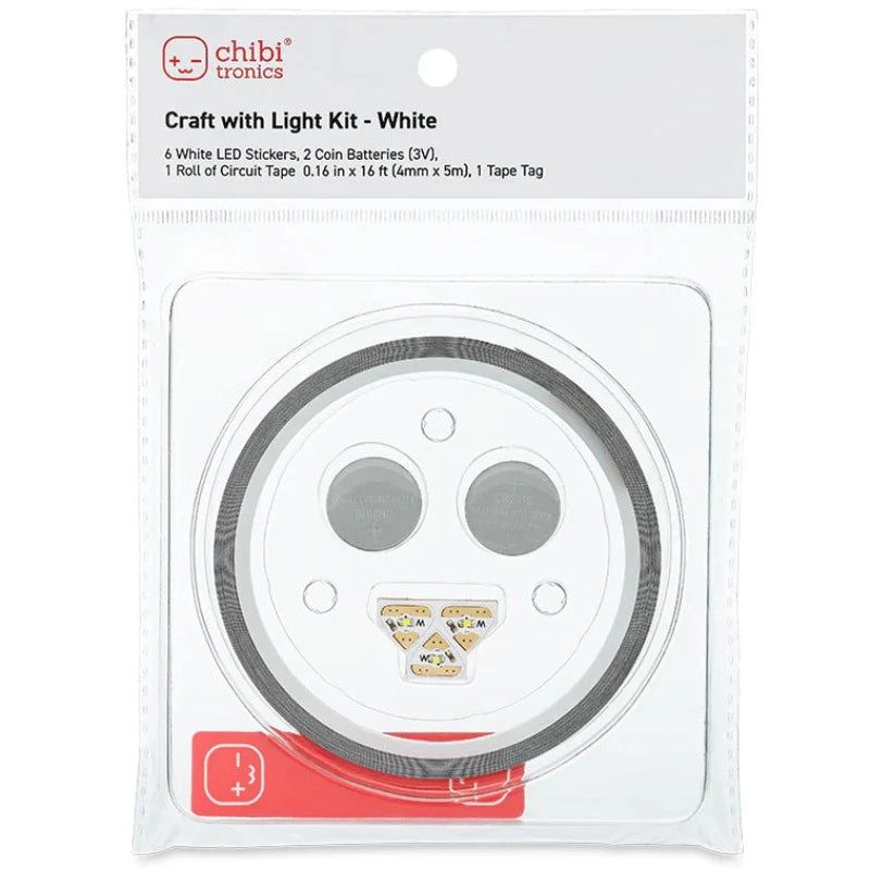 Craft with Light Kit - White Lights - by Chibitronics - Clearance