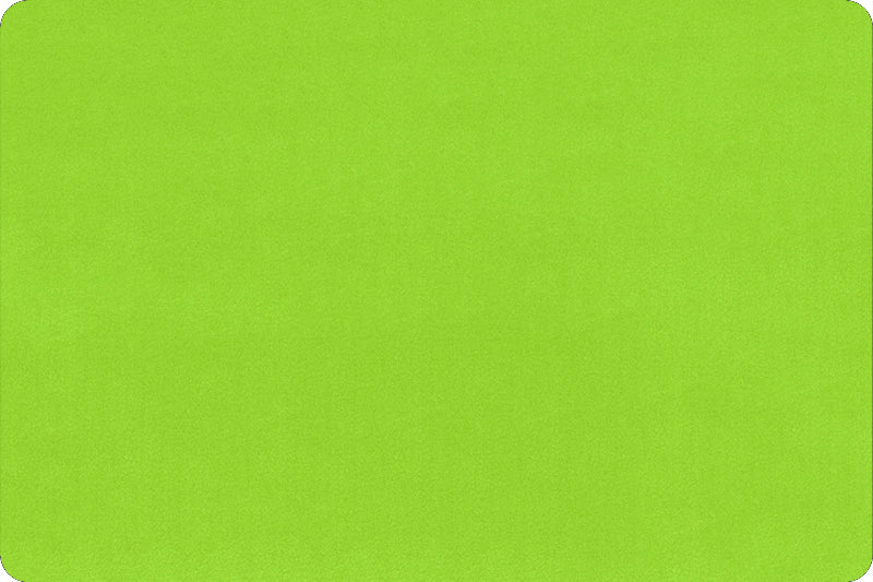 Fabric Shannon Dark Lime 90" Extra Wide Solid Cuddle 3 by the Quarter Yard C390-DARKLIME