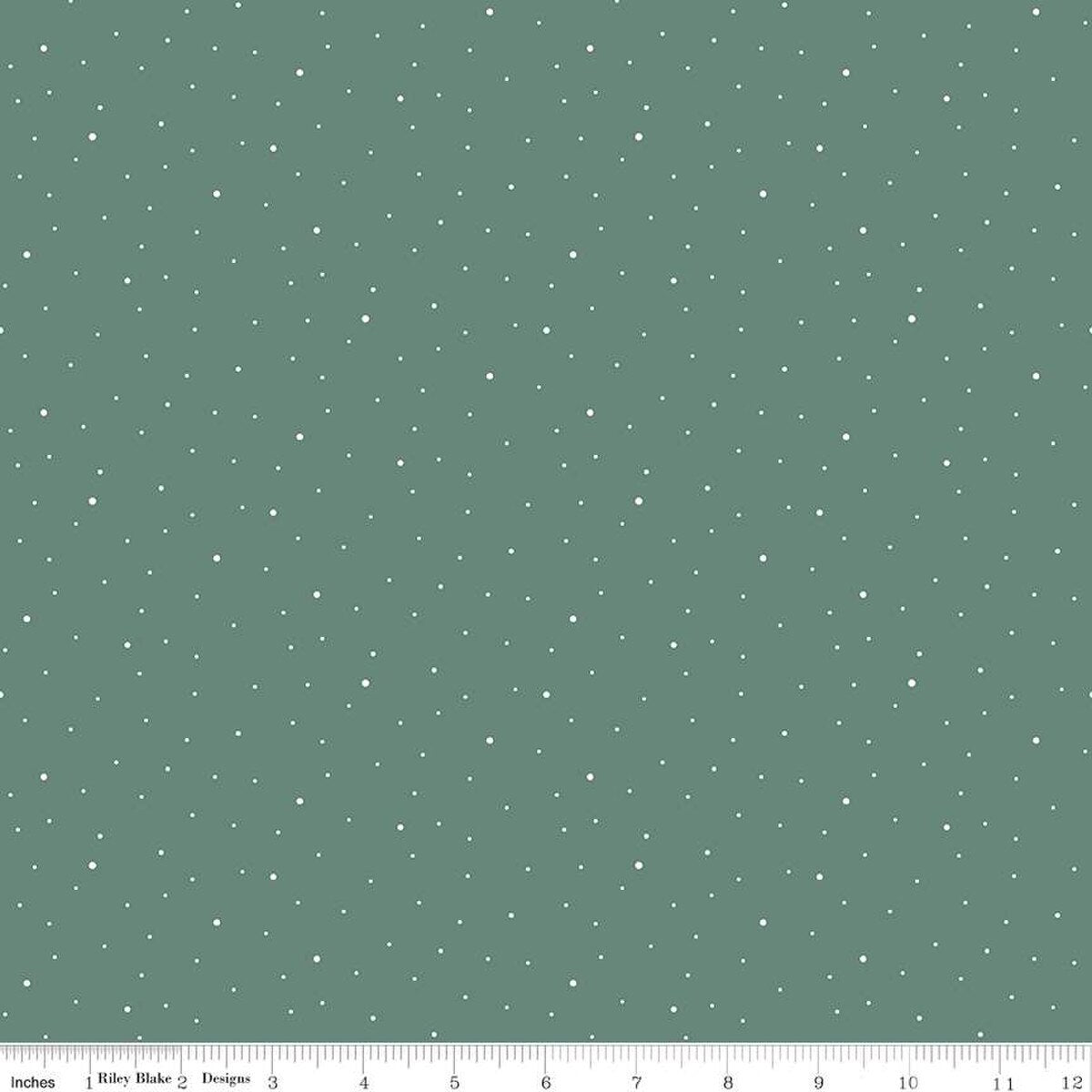 Fabric Riley Blake Basics Lodgepole Dapple Dot by the Quarter Yard C640-LODGEPOLE