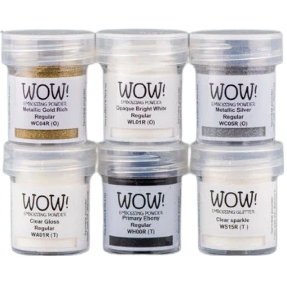 WOW! Embossing Powder Starter Kit - Set of 6 Embossing Powders