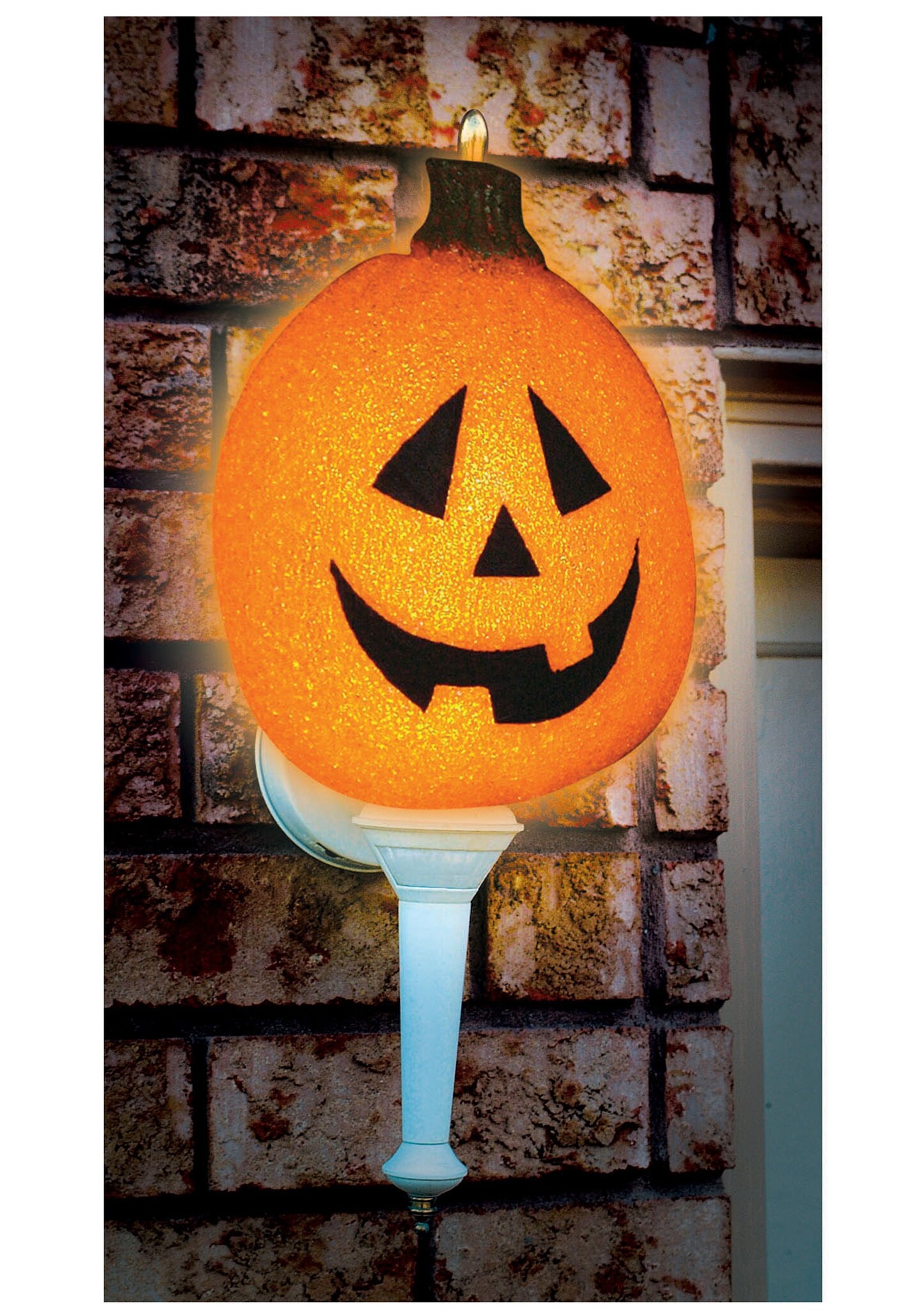 Michaels, Sparkling Pumpkin Porch Light Cover Decoration – Category: Craft Pumpkins