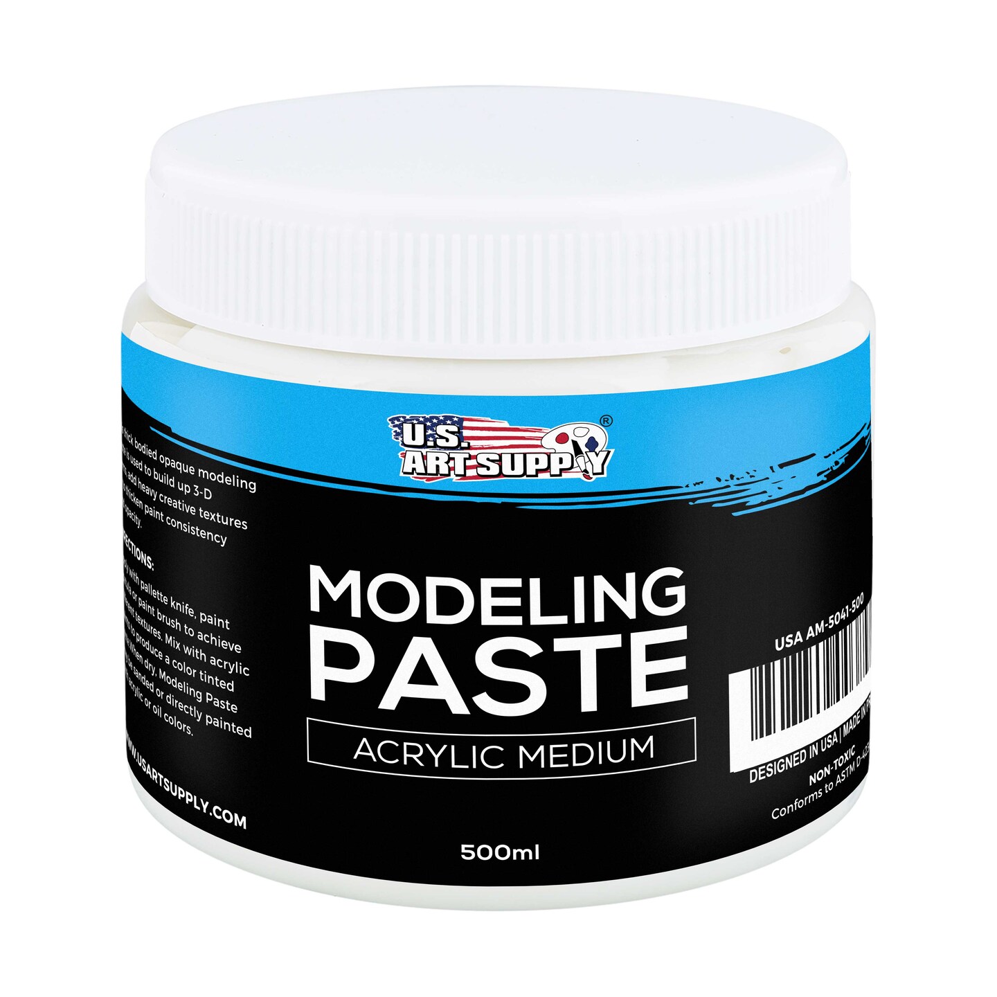 Acrylic Modeling Paste - 16.9oz (500ml) Lightweight, Flexible