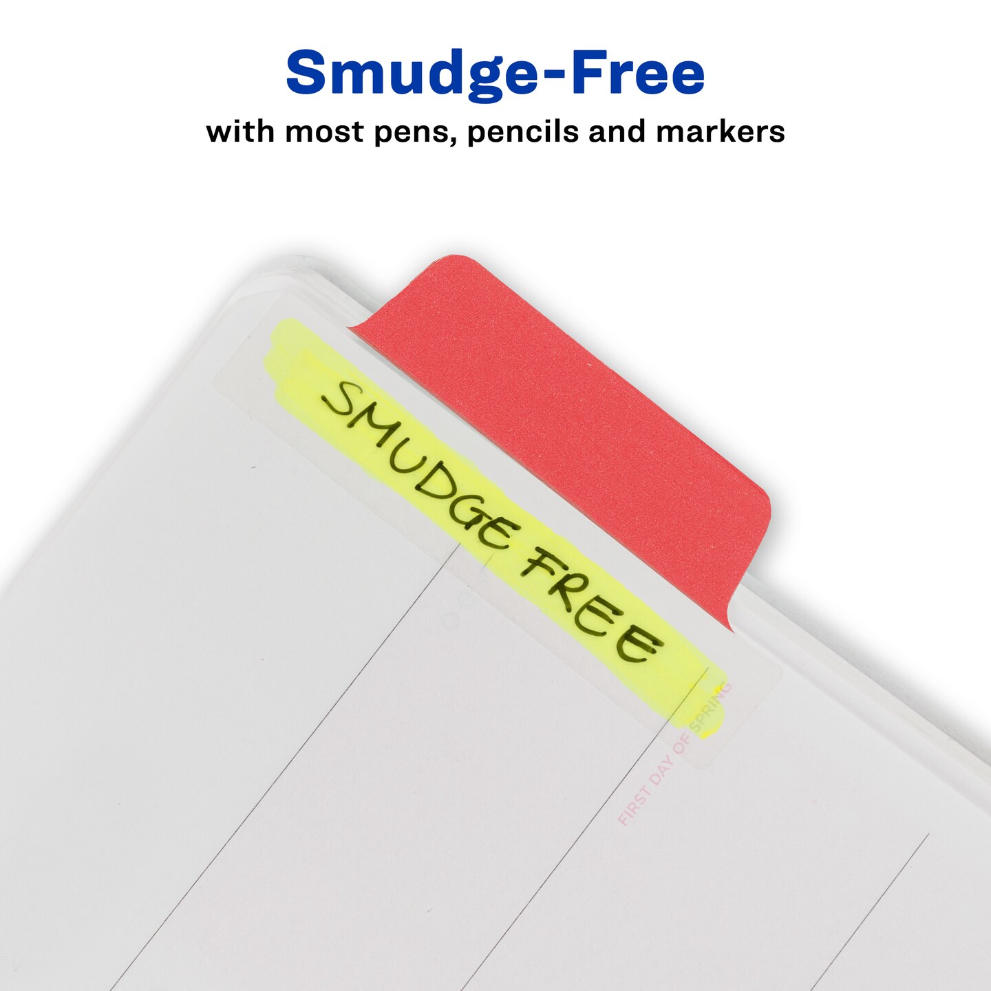 Avery Margin Ultra Tabs, 2.5" x 1", 2-Side Writable, Assorted Colors, 24 Repositionable Page Tabs Per Pack, 3 Packs, 72 Tabs Total (74768)