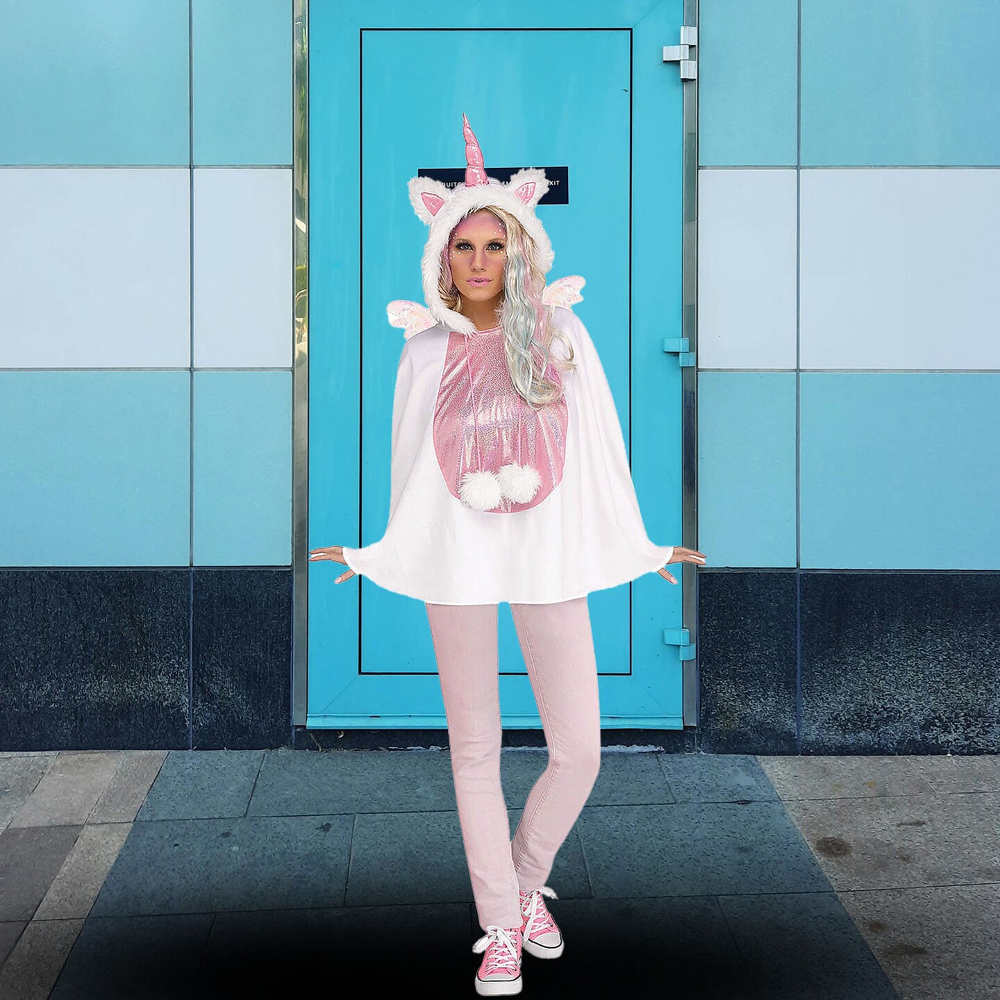 Character Poncho Unicorn Halloween Costume