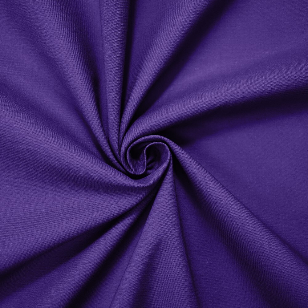 Purple Cotton Solid Quality Quilting Woven Fabric By the Yard