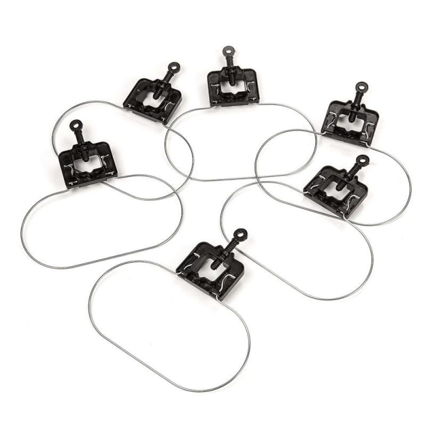 Veggie Cage No Tie Tomato Bean Pea Support Rings USA Made 10.5 inch Pack of 6