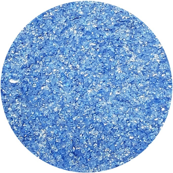 Youghiogheny Glass Frit True Blue Medium Transparent 4oz. 96 COE