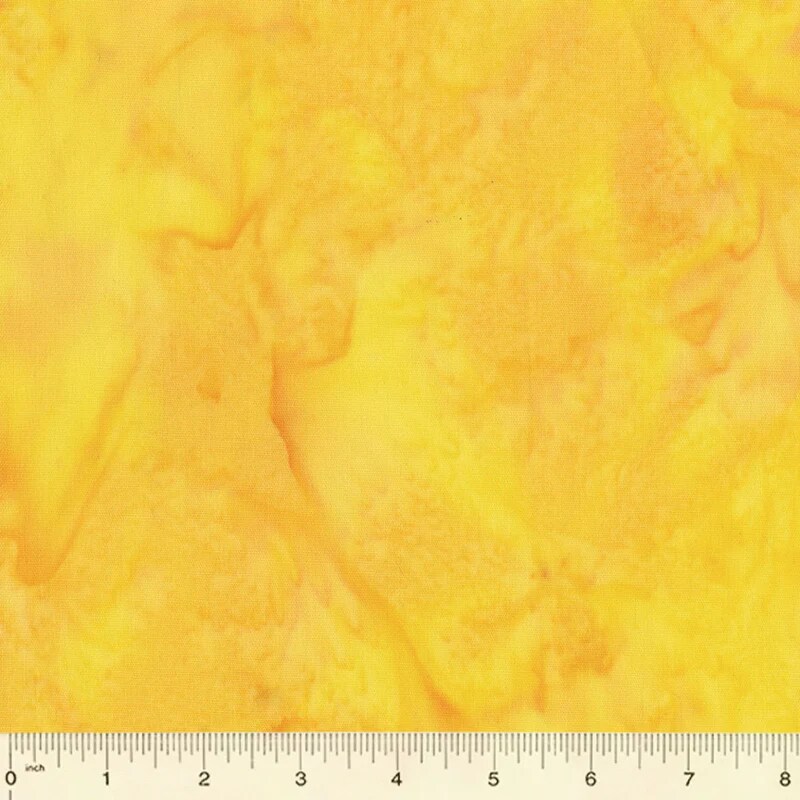 Fabric Anthology Bright Yellow BeColourful Batiks by the Quarter Yard BC01Q-X