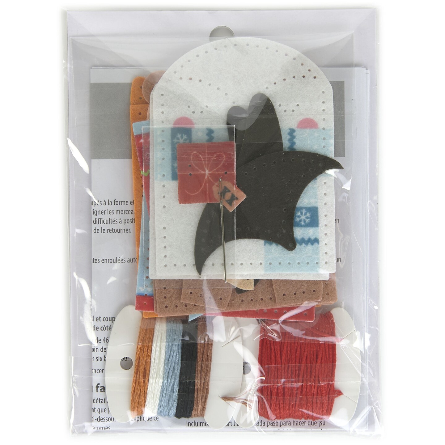 DIY Dimensions Christmas Hugs Ornament Gift Card Holder Felt Kit