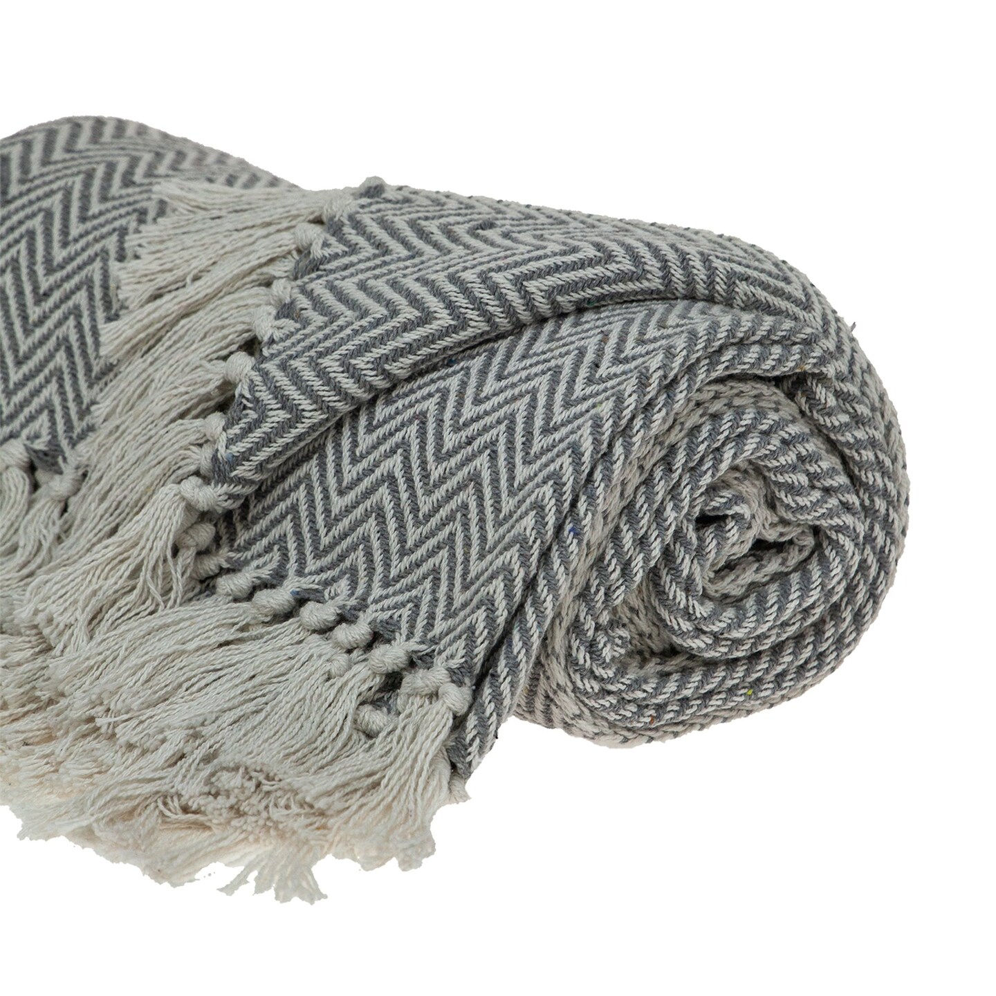 Edge Collections - Artisan Woven Transitional Throw for Cozy Spaces - 1 Piece