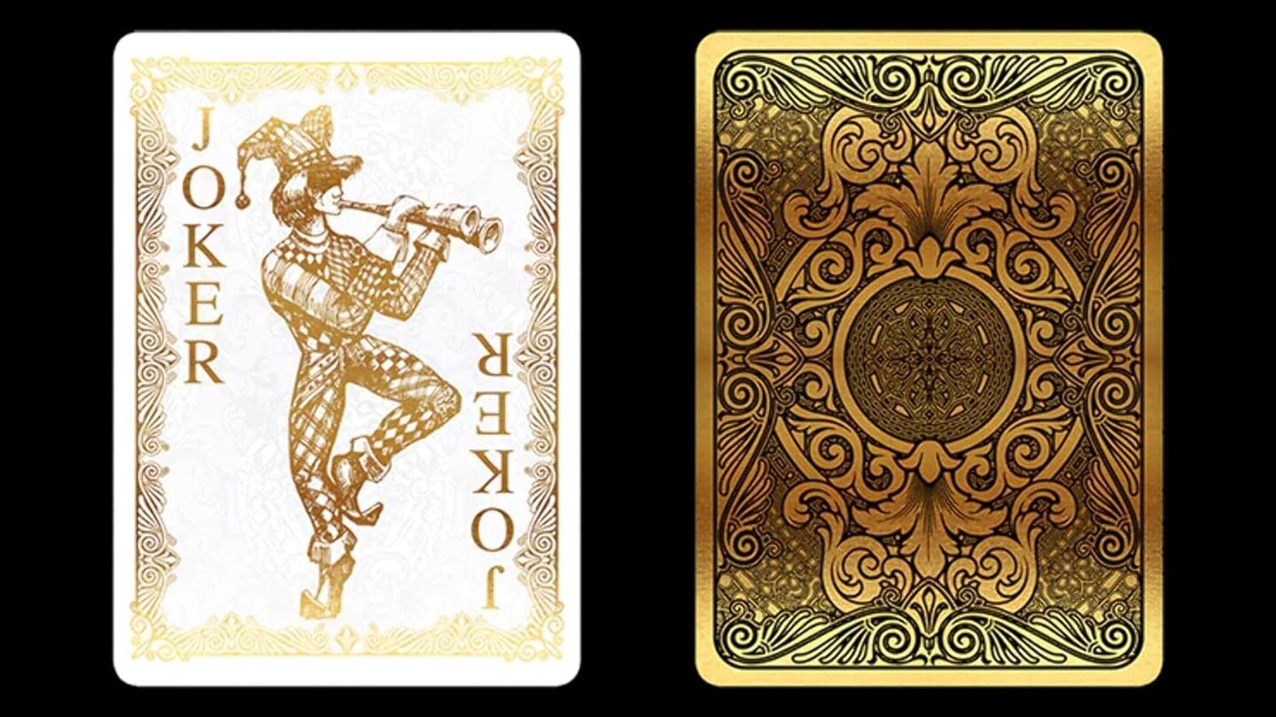 Bicycle Gold Premium Playing Cards, Poker Size Standard Index