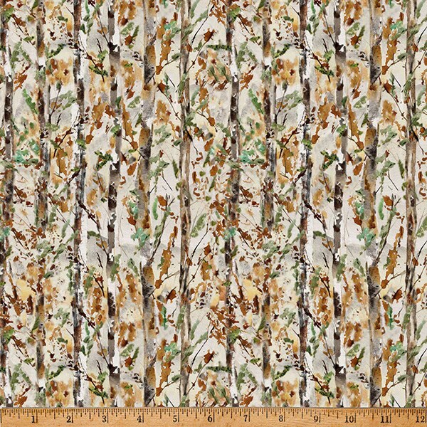 Fabric Hoffman Fall Camo Into the Woods by the Quarter Yard W5525-714