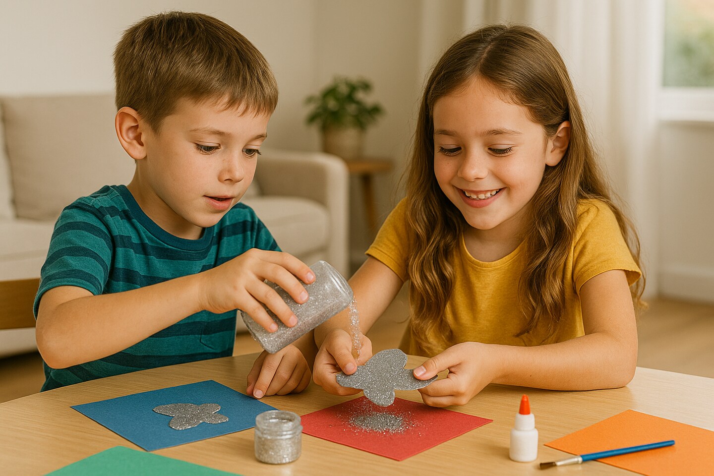 Craft Glitter 1 lb Jar – White / Clear Bulk Glitter for Crafts, Decor & Classroom Projects