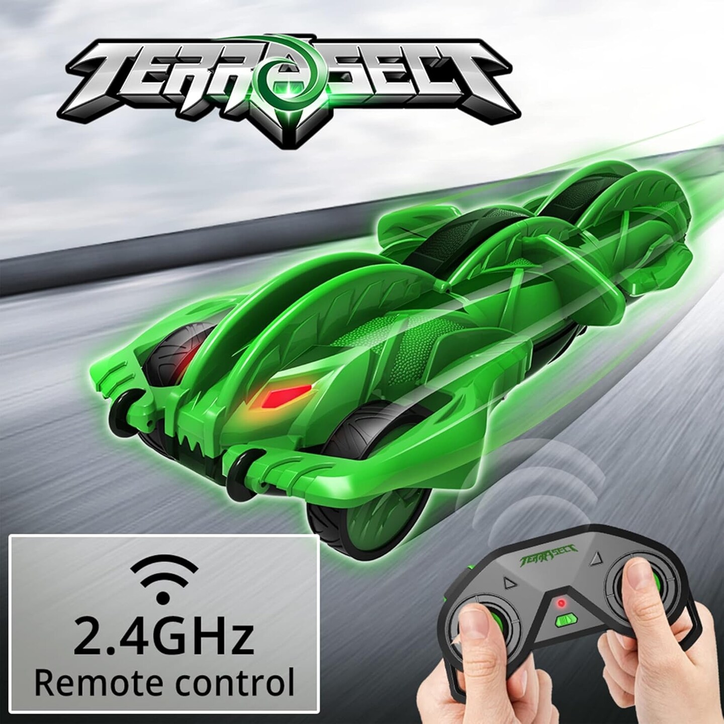 Alpha Group Terrasect Remote Control Transforming Vehicle - 14.25" - Green