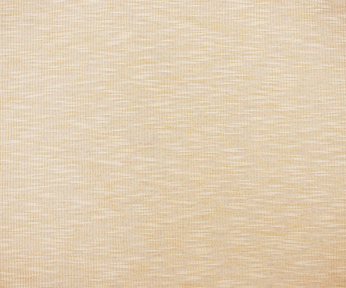 Beige Poly Mechanical Stretch Slub 2X2 Rib Knit Fabric By the Yard