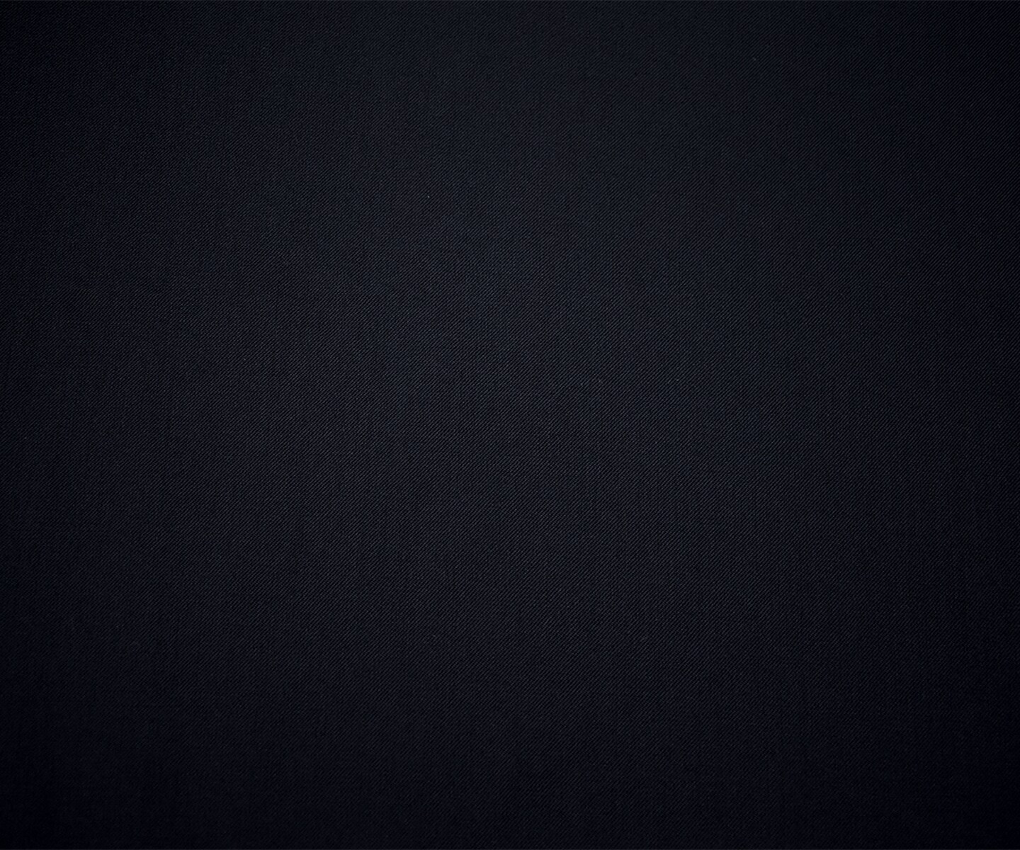 Dark Navy Blue-Black Poly-Wool Solid Twill Woven Suiting Fabric By the Yard