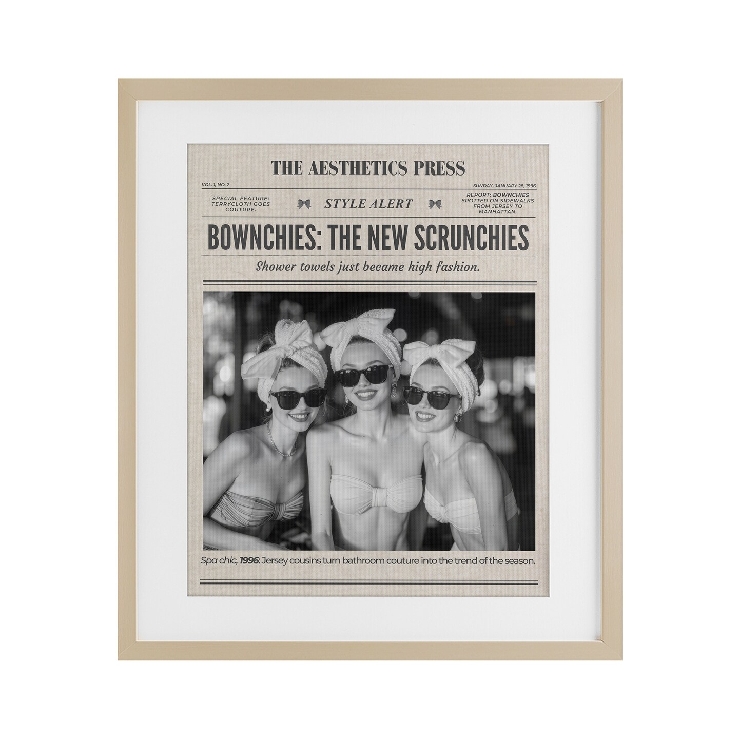 Stupell Industries The Aesthetics Press Magazine Framed Print Under Glass, design by A Barefoot Stylist