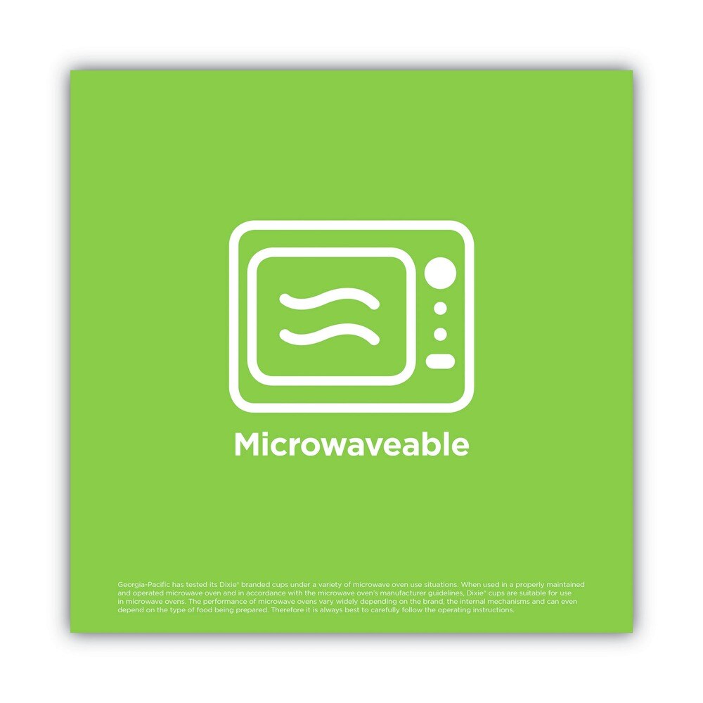 Dixie PerfecTouch 10 oz. Paper Hot Cups and Lids Combo - Multicolor (50/Pack, 6 Packs/Carton)