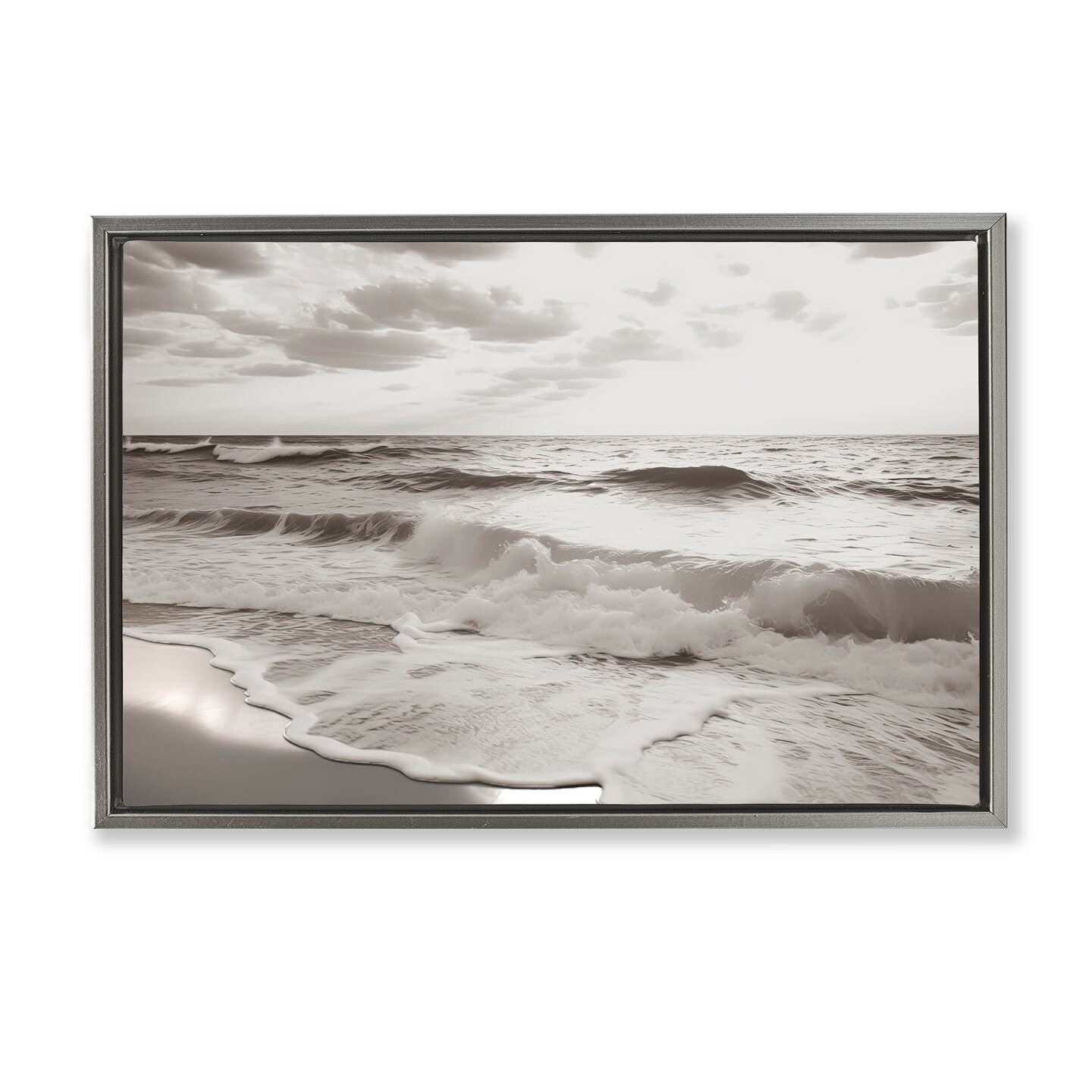 Stupell Industries Beach View Reverie Floating Frame, design by Decent Exposures