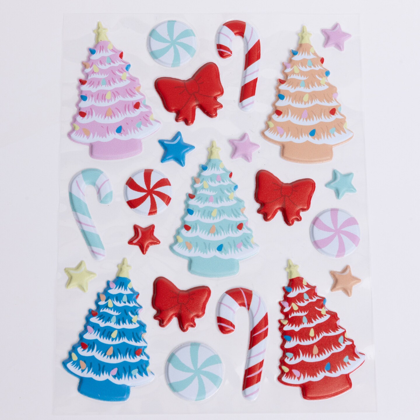 Bow & Arrough™ Holiday Classic Icons Puffy Stickers for DIY Holiday Gift Wrapping and Crafts