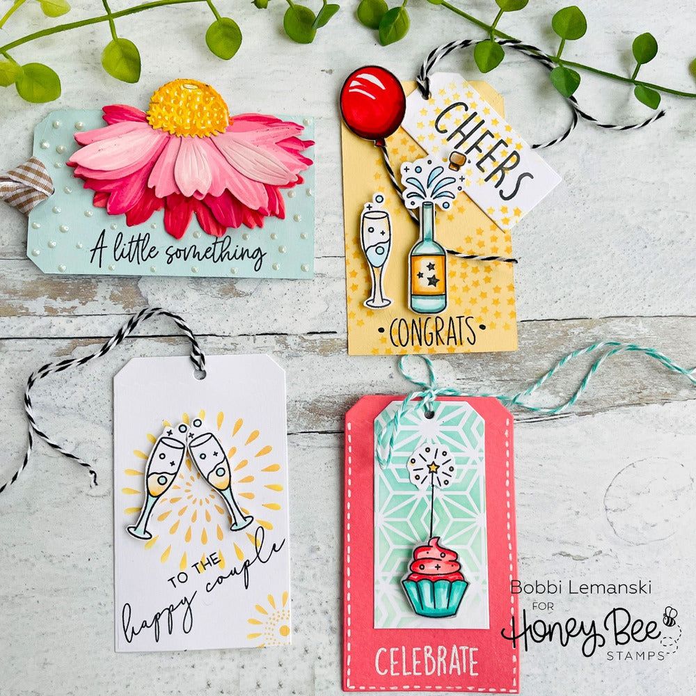Tag, You're It: Celebrations - Honey Cuts - Coordinating Dies