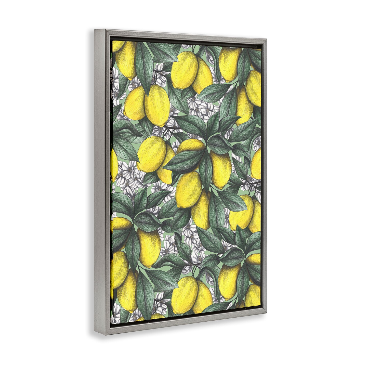 Stupell Industries Under The Lemon Tree Floating Frame, design by Cecilia Battaini