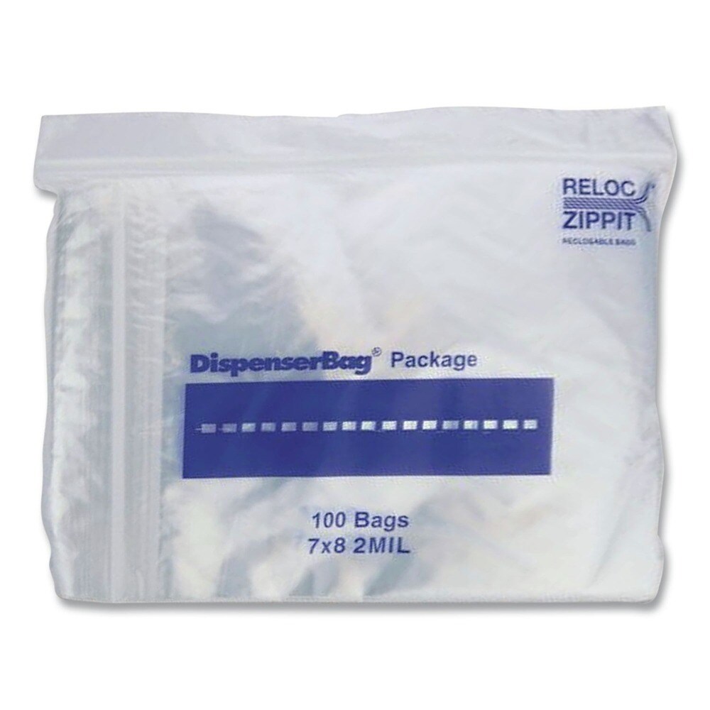 Fantapak 7 in. x 8 in. 32 oz. Plastic Zipper Bags - Clear (1000/Box)