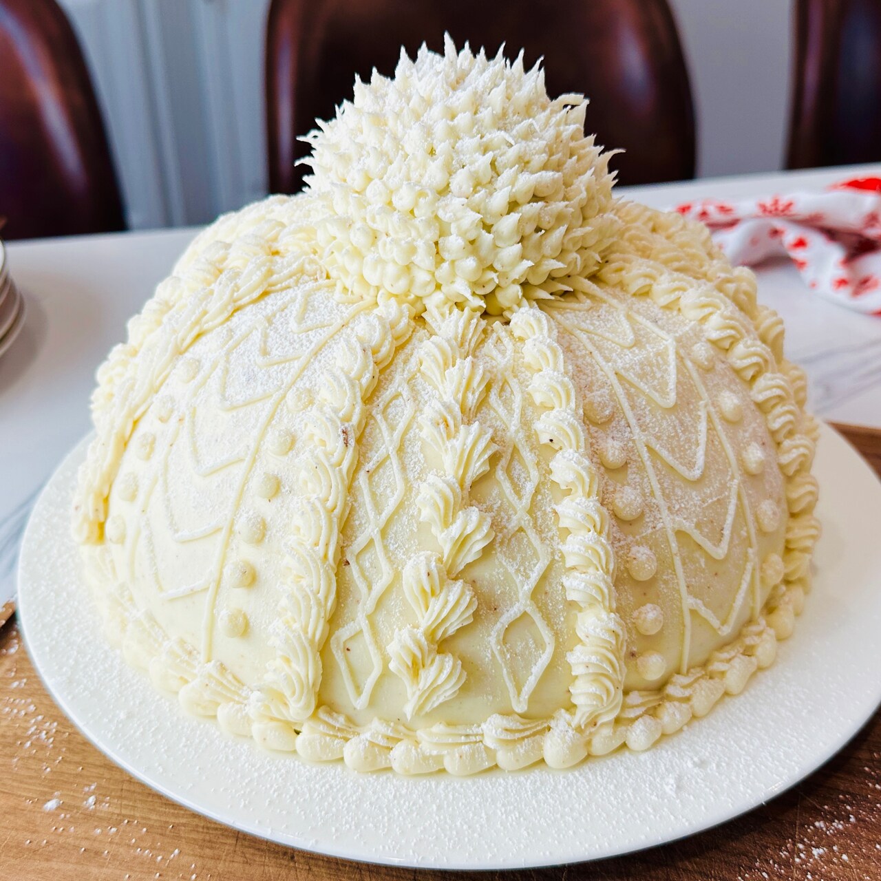 Honey Ginger Winter Hat Cake