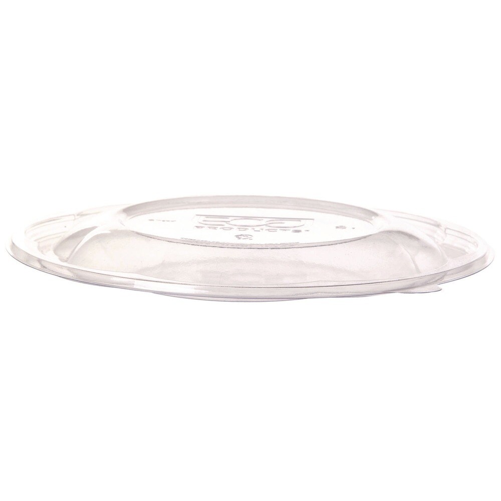 Eco-Products Salad Bowl Lids for 64 oz. Squat 9.5 in. Diameter Plastic Salad Bowls - Clear (300/Carton)