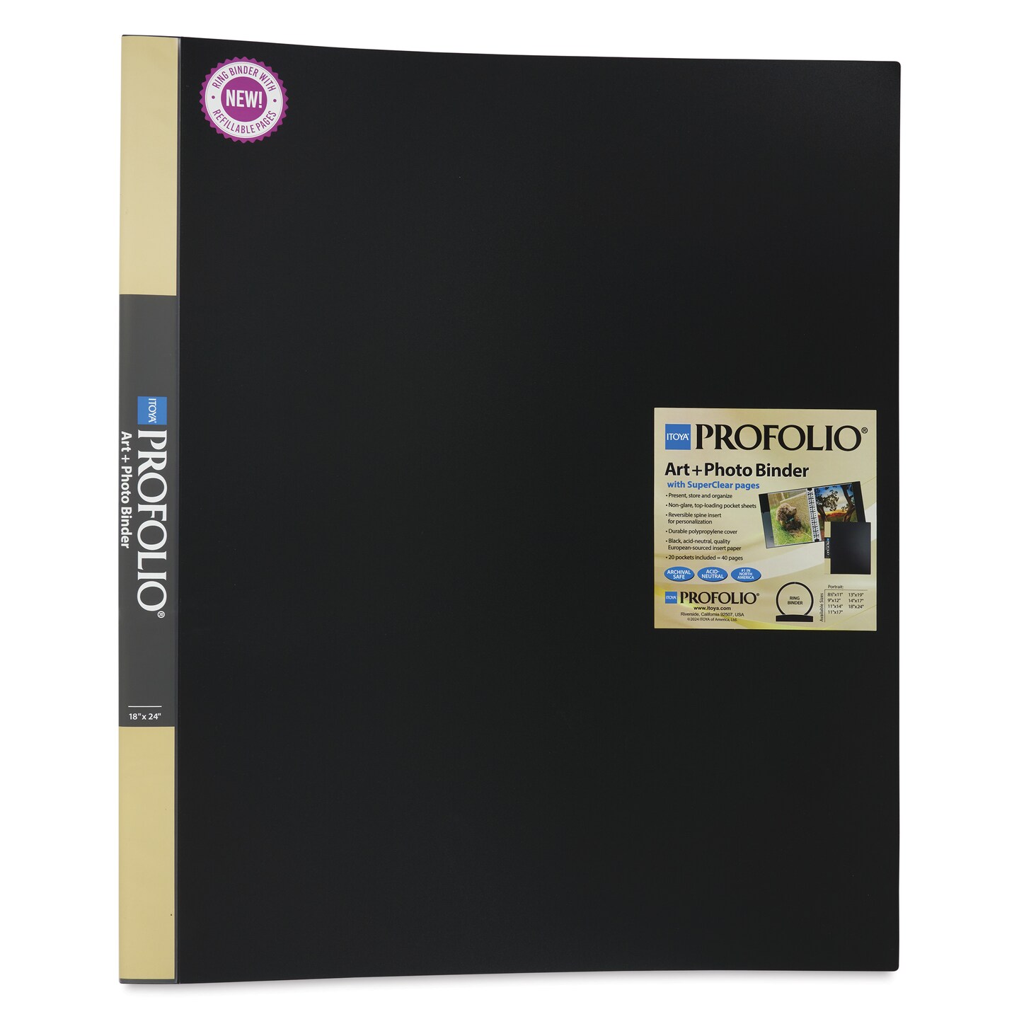 Itoya Art + Photo Binder - 18" x 24", 20 Pages