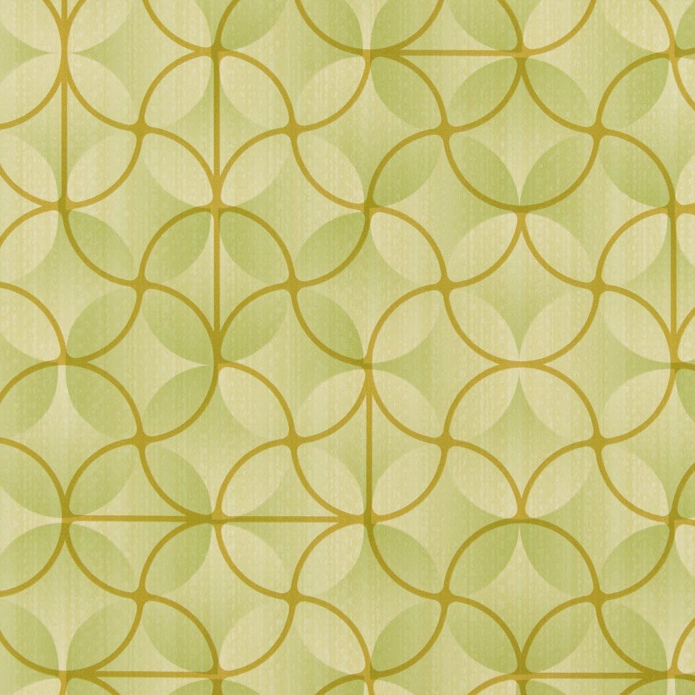 Green Stain Resistant Performance Pet Friendly Abstract Vinyl Upholstery Fabric by The Yard - SKU: Marvin Landscape