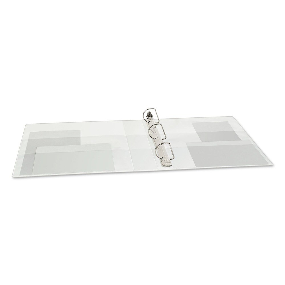 Avery 3 Slant Rings 1.5 in. Capacity 11 in. x 8.5 in. TouchGuard Protection Heavy-Duty View Binders - White
