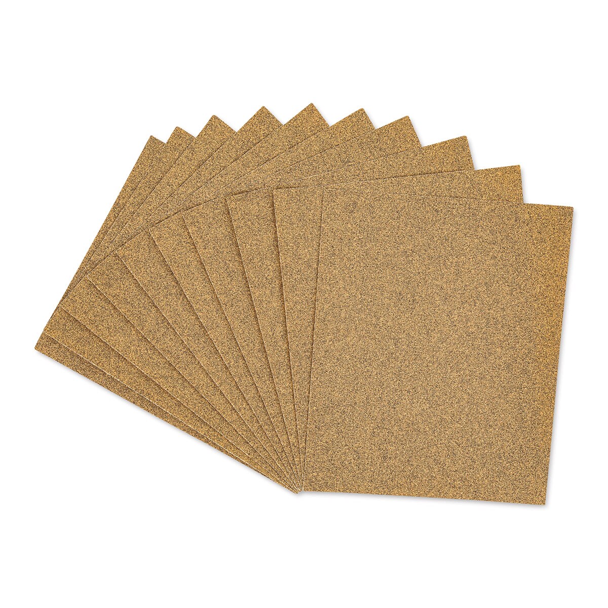 3M General Purpose Sandpaper - Pkg of 10, Medium Grit 80-D, 9" x 11"