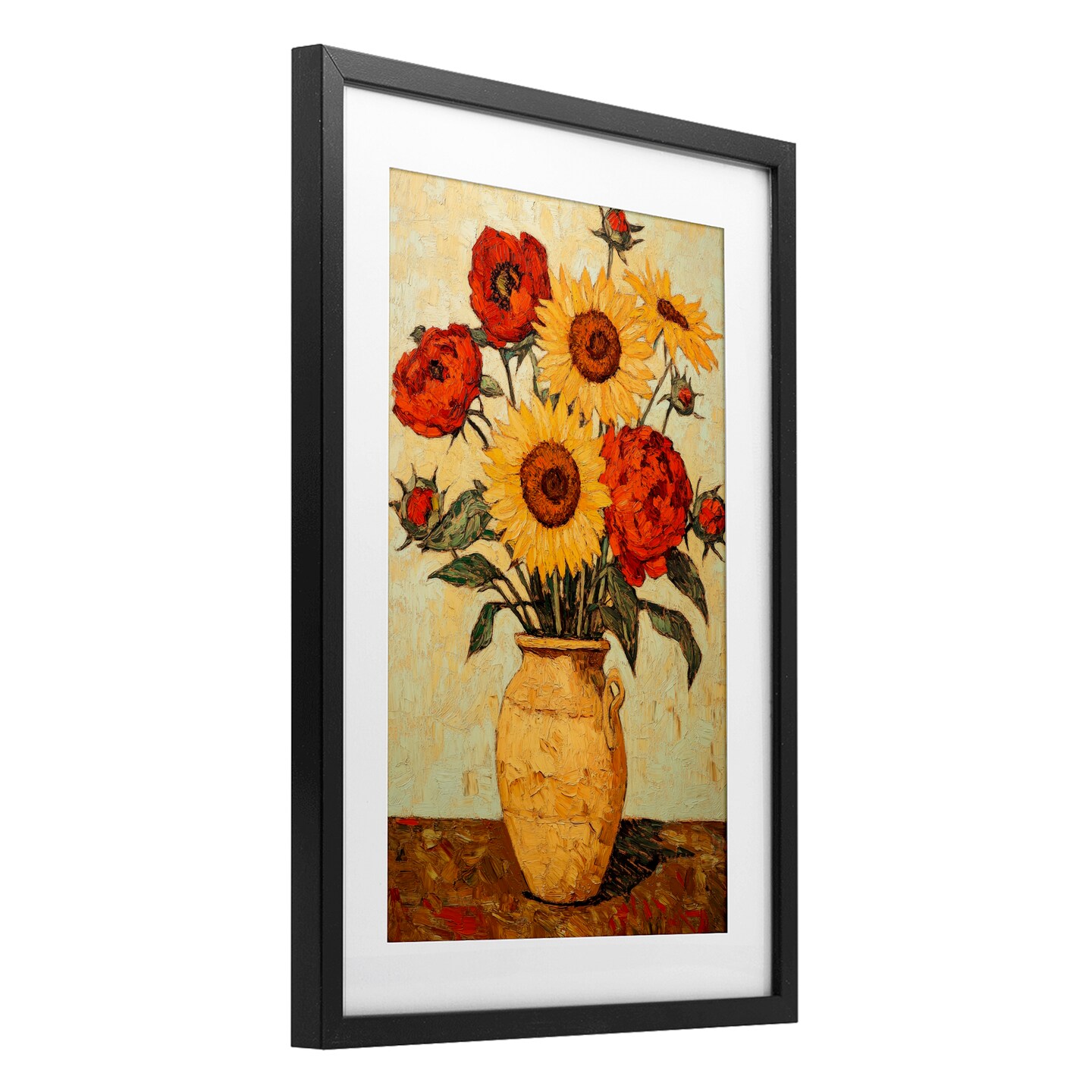 Stupell Industries Rustic Flower Display Framed Print Under Glass, design by Petal Prints Design