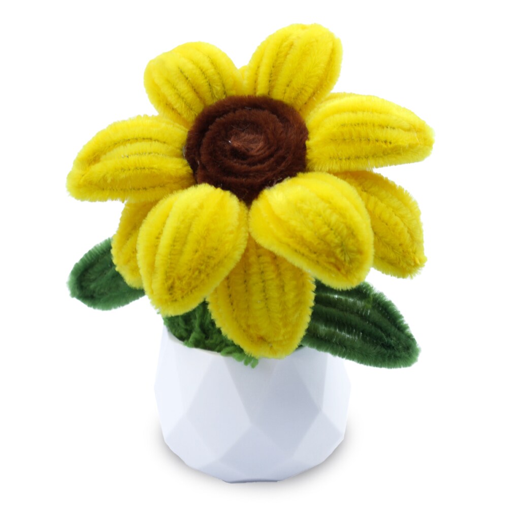 Angels Craft Twist Art Florals DIY Chenille Flower Kit – Pipe Cleaner Craft Kit for Teens & Adults | Flowers, Plants & Decorative Styles | Multiple Designs | Ages 14+