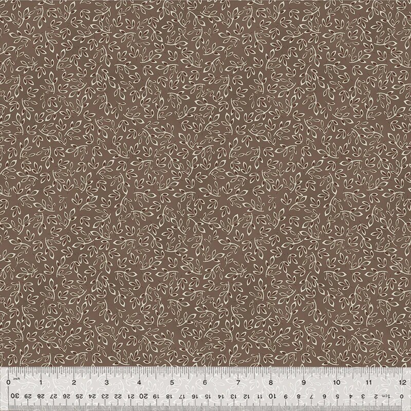 Fabric Windham Taupe Abundance Dwell by the Quarter Yard 54744-3