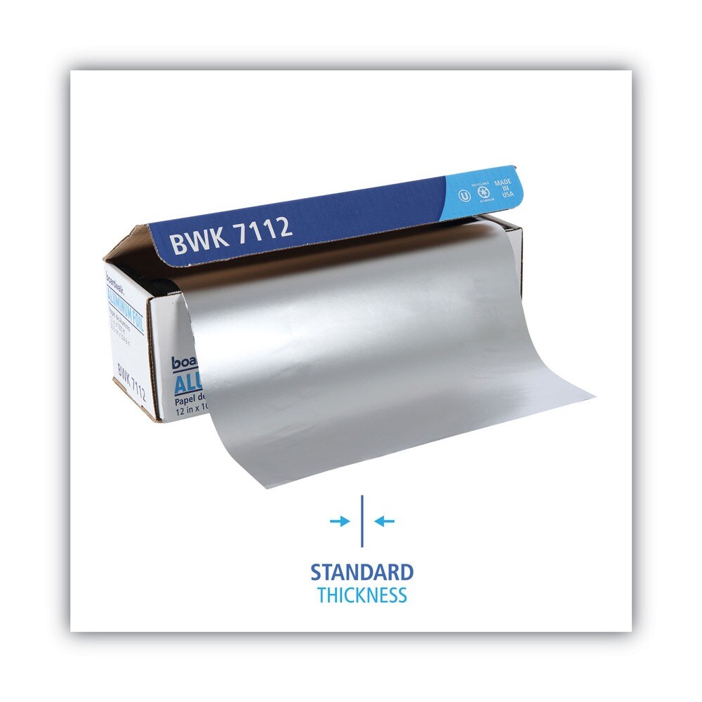 Boardwalk 12 in. x 1000 ft. 63 Gauge Standard Aluminum Foil Roll