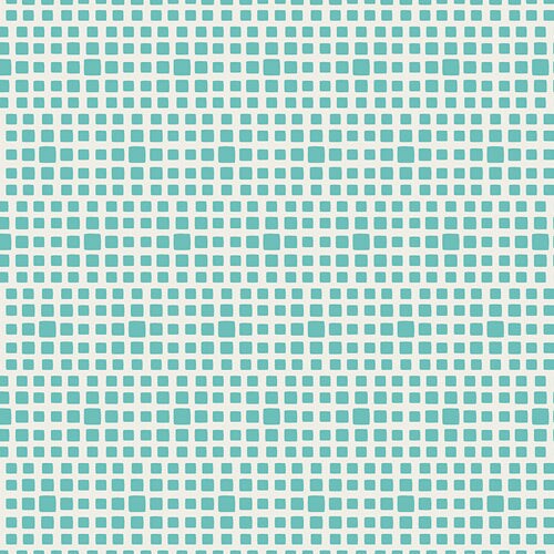 Fabric Art Gallery Turquoise Squared Elements by the Quarter Yard SE-605