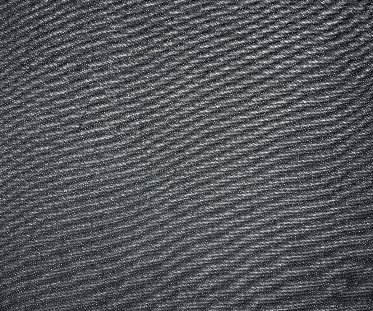 Black-Silver Poly Micro Dot Scallop Printed Mesh Knit Fabric By the Yard