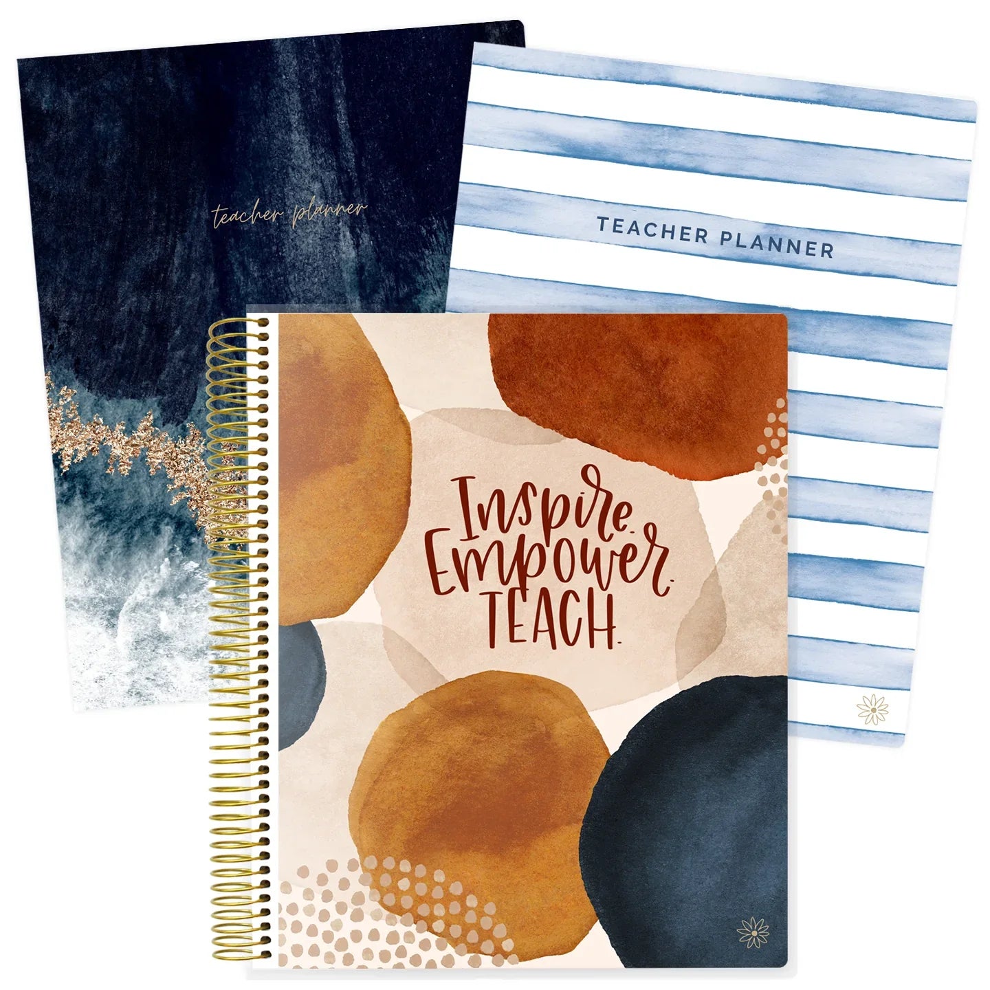 bloom daily planners Undated Teacher Planner & Calendar, Interchangeable Cover